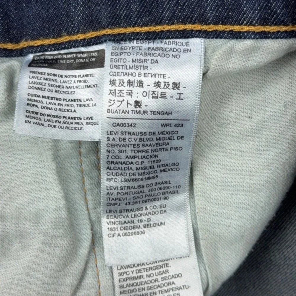 Levi's Jeans Mens 36x32 Blue 550 Relaxed Fit Tapered Leg Dark Wash‎ Denim Pants